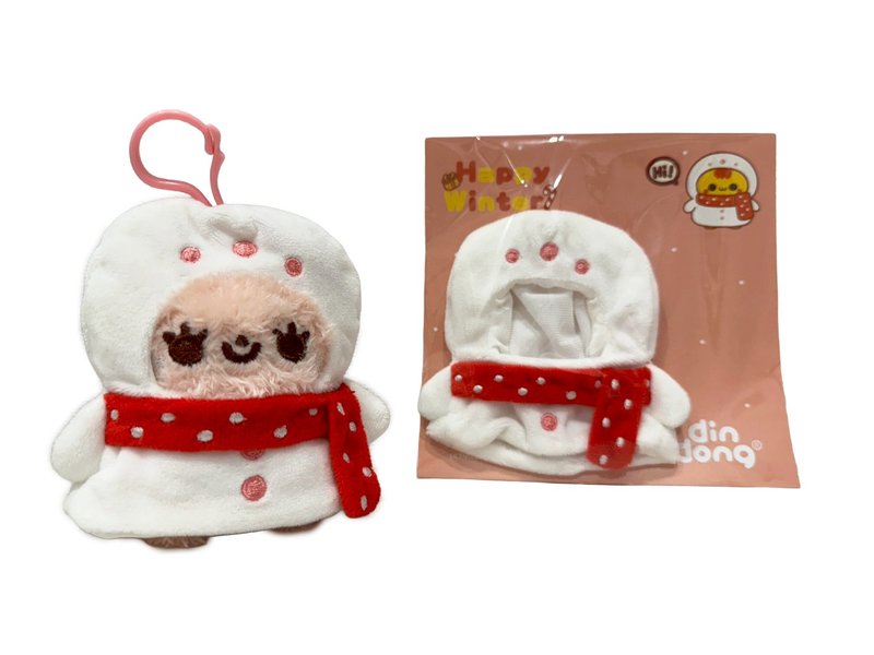 【DinDong猫】Baby系列娃娃衣雪人装(不含娃) - 玩偶/公仔 - 聚酯纤维 