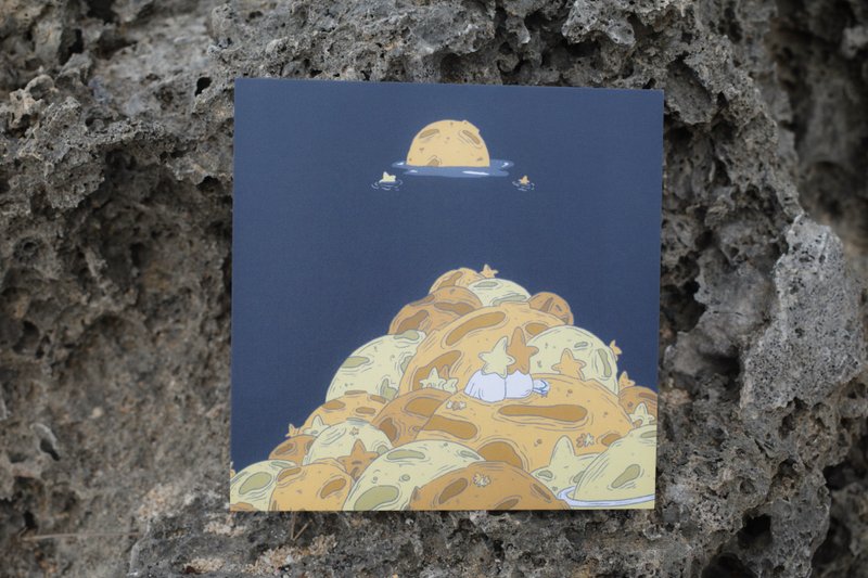 星星 浮沉丨小琉球插画明信片 - 卡片/明信片 - 纸 