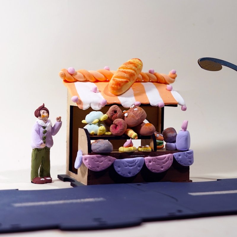 DIY手作 商店系列 - 面包店 手作材料包 - 其他 - 木头 