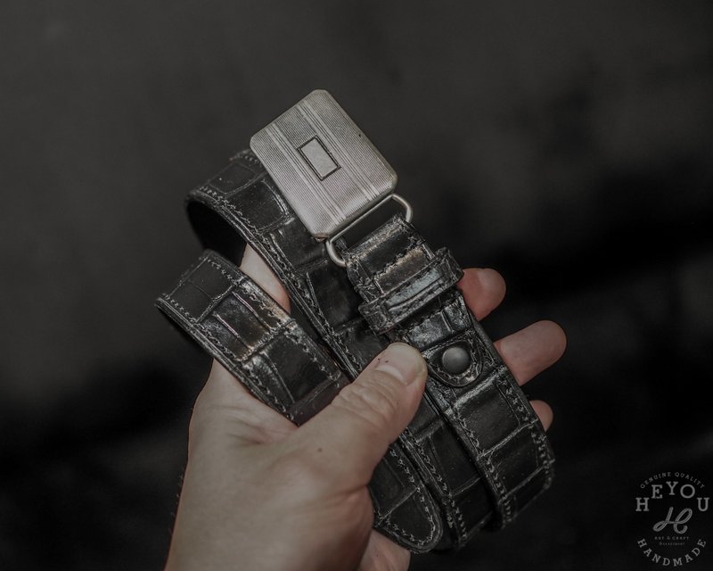 Hickok Buckle Belt Type-2 - 皮带/腰带 - 真皮 多色