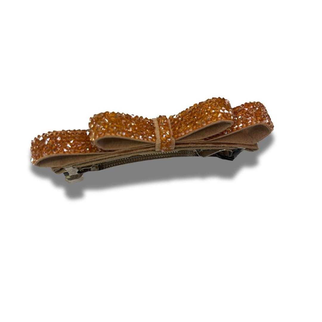 COMPLEX BIZ 弹簧夹系列 水晶 橘色 - 发饰 - 水晶 多色