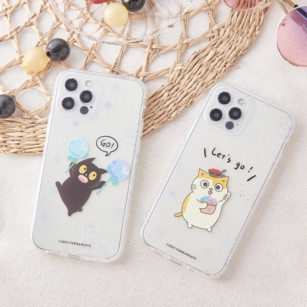 黄阿玛浪漫花花系列空压防摔iPhone手机壳 Phone Case - 手机壳/手机套 - 塑料 透明