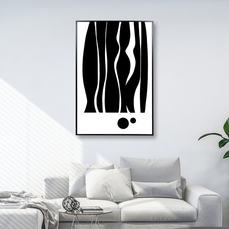 对称构图 / 现代抽象 几何挂画 画芯 海报 无框画 装饰画 - 海报/装饰画/版画 - 纸 