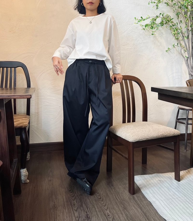 宽松长裤 - 男士长裤 - 其他材质 灰色