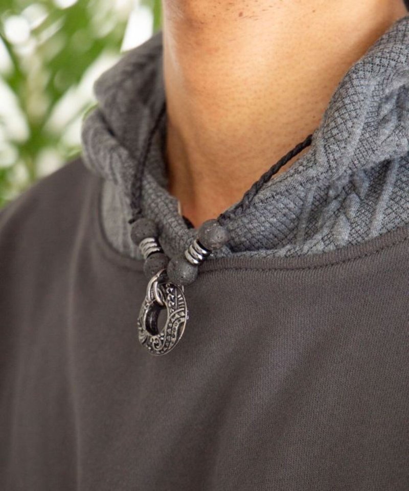 【热门预购】图腾雕刻吊坠项链  (2色) 4IJZ5301 - 项链 - 其他材质 