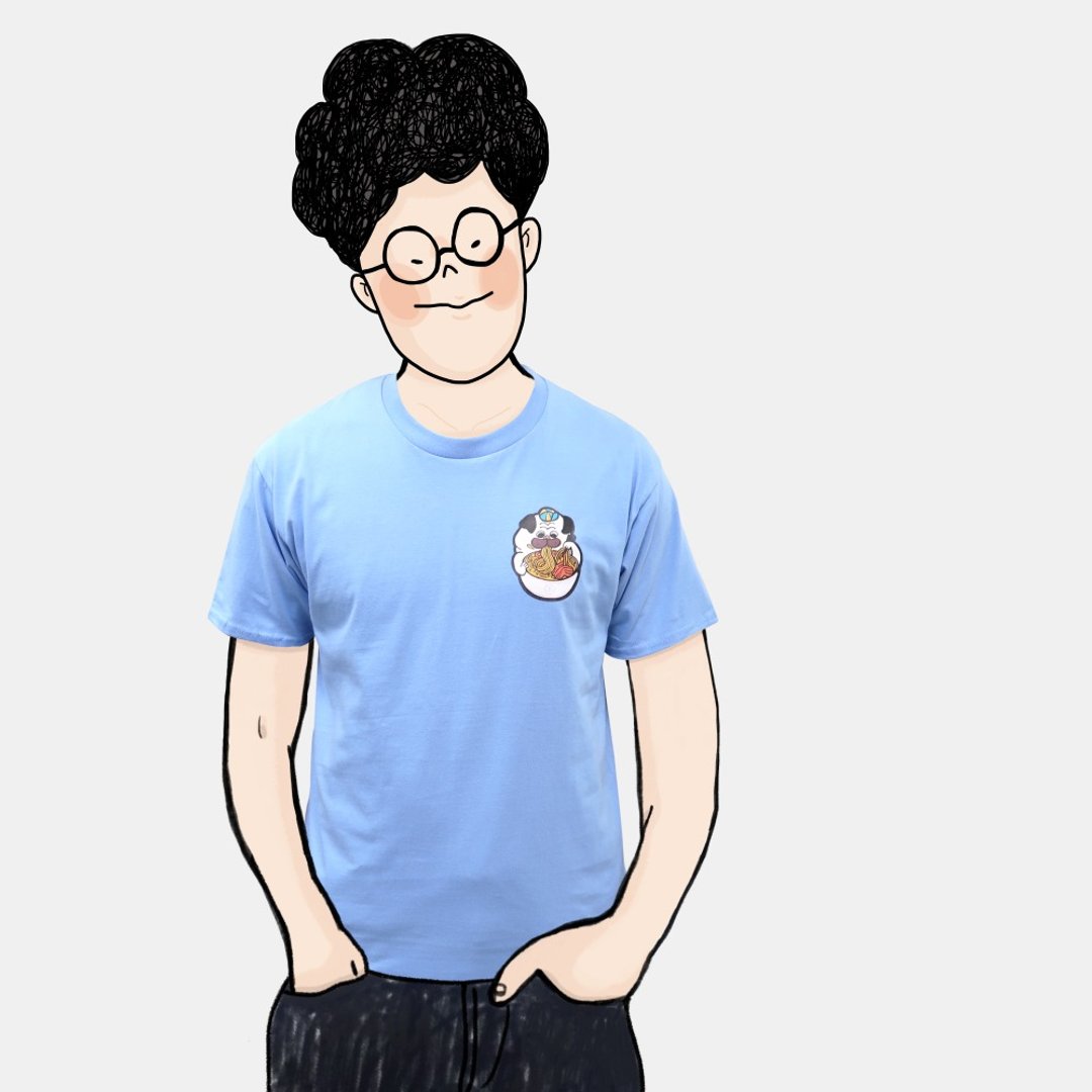 【超幽默人生】麦麦与噗噗 插画 T恤 T-shirt 短T 圆领T - 男装上衣/T 恤 - 棉 