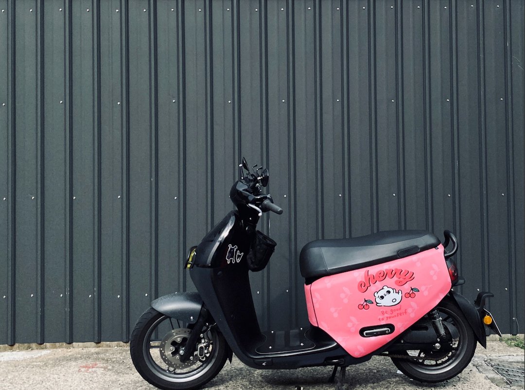BLR X 爽爽猫 gogoro 车身造型保护套 HIM09 桃红底爽爽猫cherry - 其他 - 聚酯纤维 粉红色