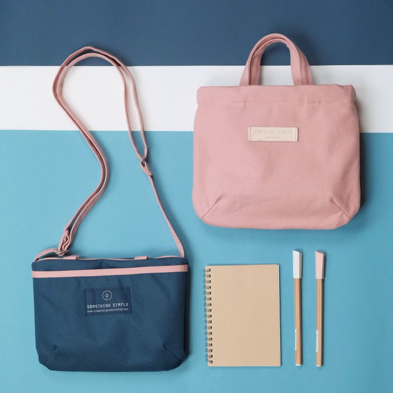 PETITE - Pink - 后背包/双肩包 - 棉．麻 粉红色