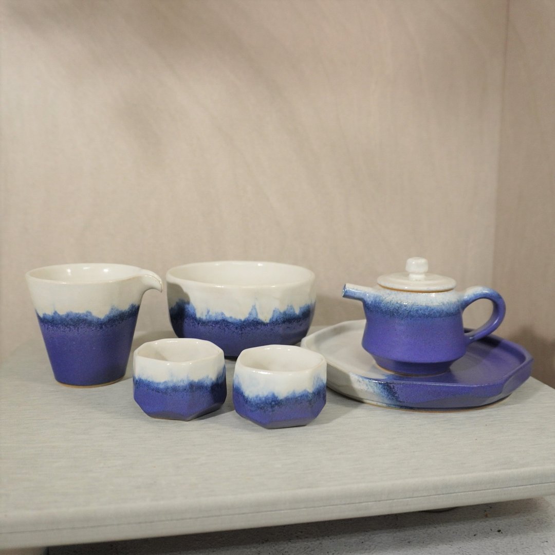 藤堇茶具组 - 茶具/茶杯 - 陶 多色