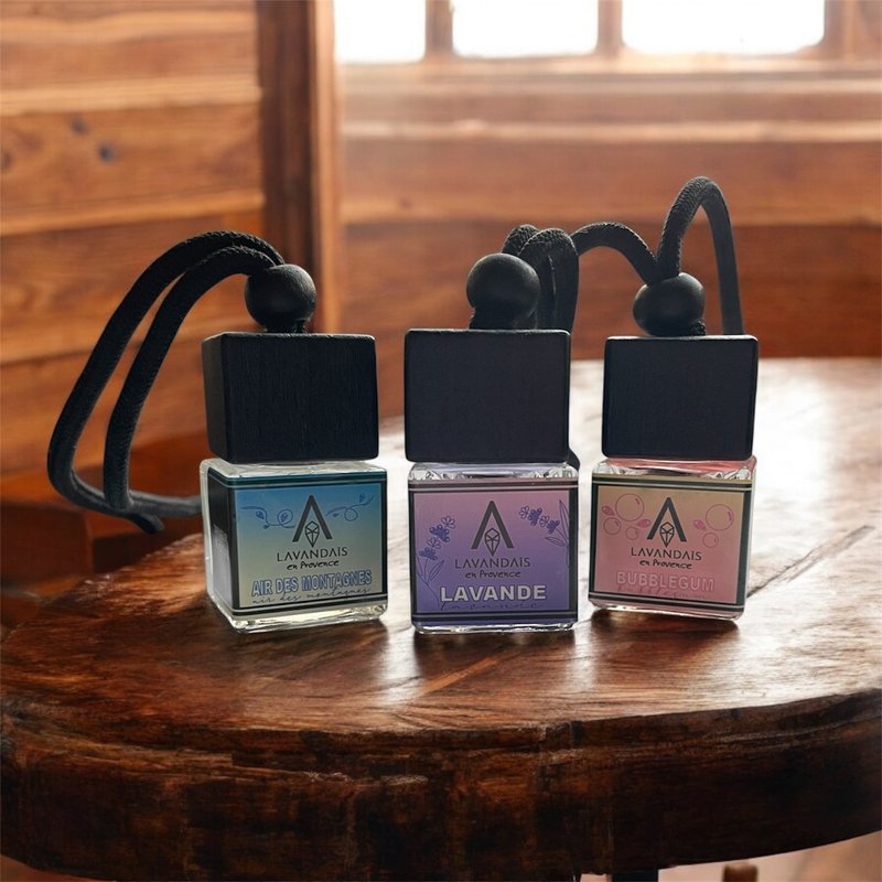 法国原装 Lavandaïs 车用挂式香氛瓶/空间香氛 - 香薰/精油/线香 - 玻璃 多色