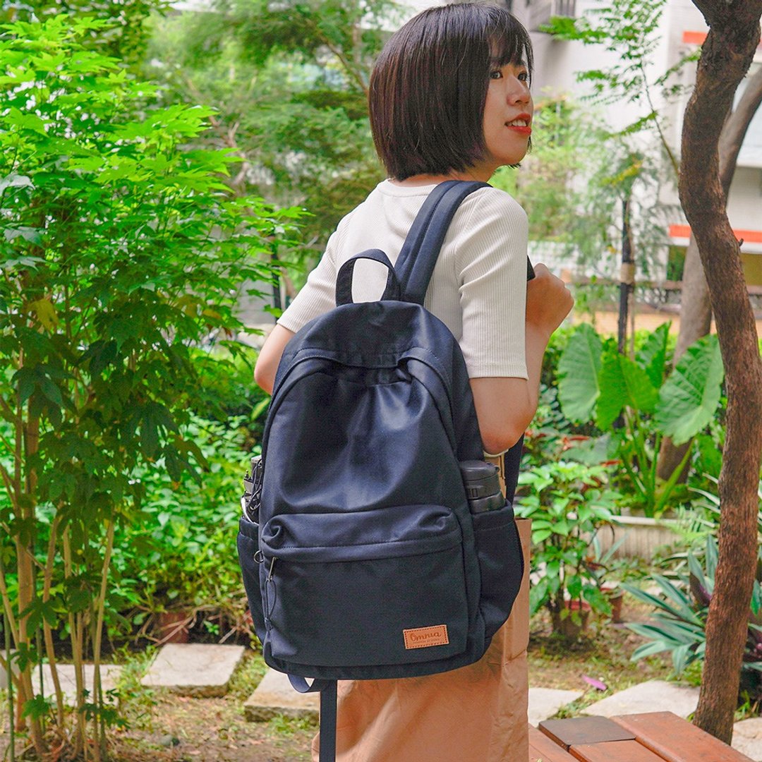 城市微光大容量减压双肩NB后背包(深蓝 ) - 后背包/双肩包 - 尼龙 