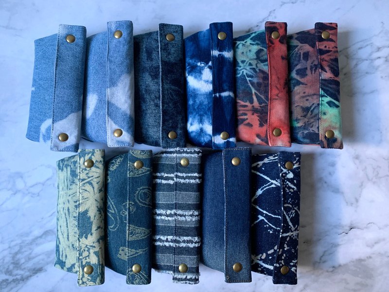 (定制) 牛仔眼镜袋/收纳袋 - 化妆包/杂物包 - 其他材质 