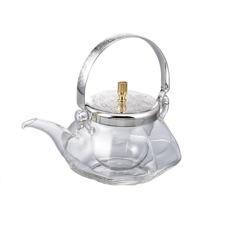 地炉利八角冷酒器 - 酒杯/酒器 - 玻璃 透明