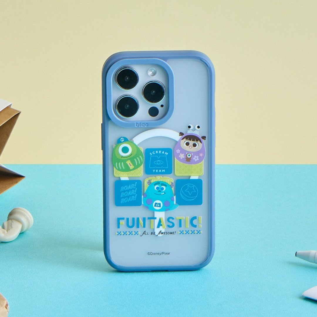 Pixar祈福-怪兽大学款极光雾透MagSafe iPhone手机壳 - 手机壳/手机套 - 塑料 多色
