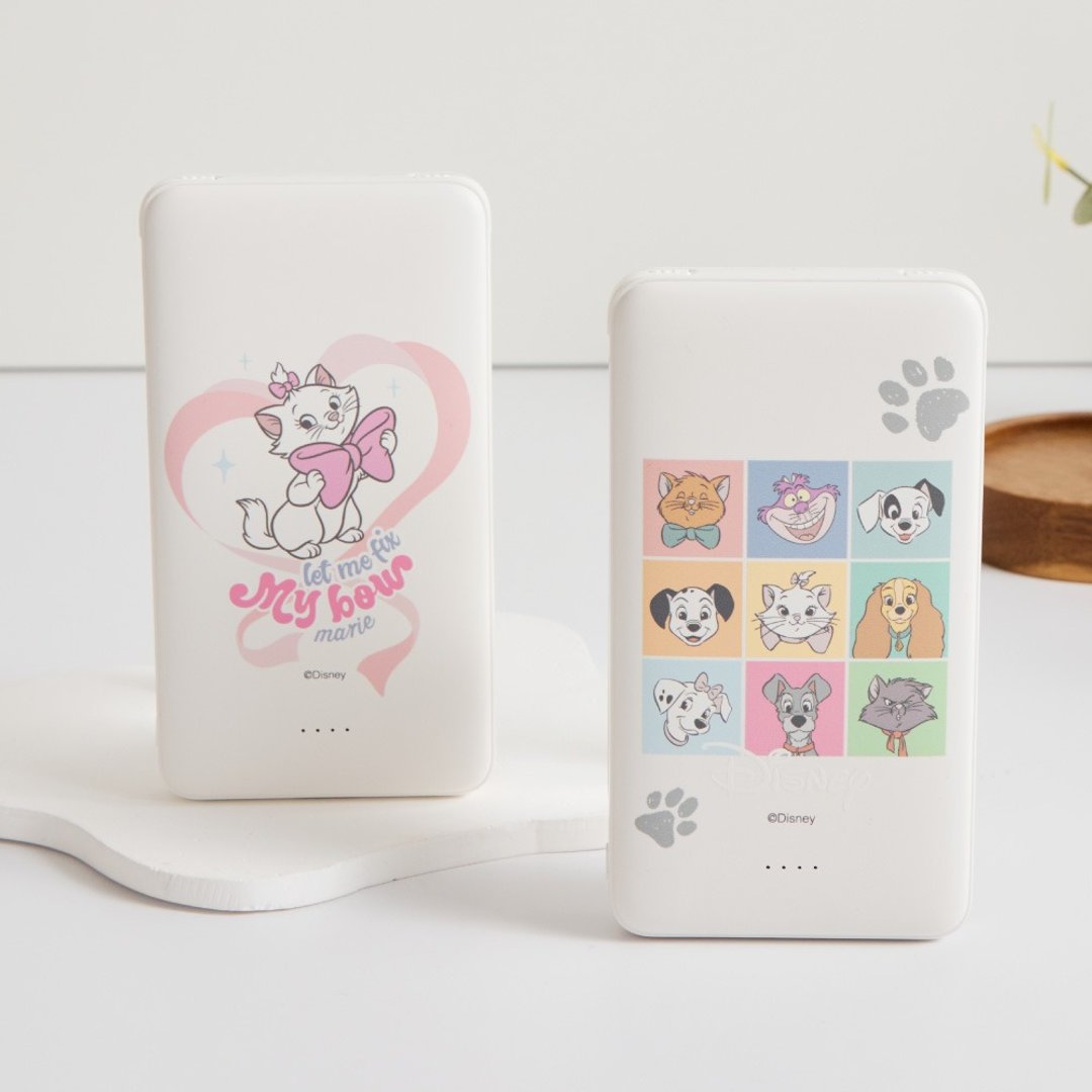Disney Cats And Dogs-猫狗九宫格双线快充10000mAh行动电源 - 充电宝/传输线 - 塑料 多色