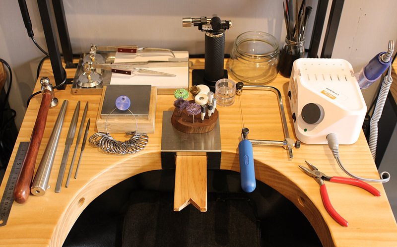 金工体验手作 锻敲手环 - 金工/饰品 - 银 