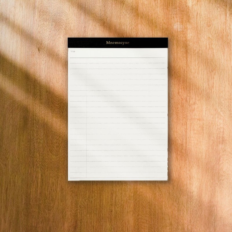 【Maruman】 Mnemosyne 8mm横线随记册3入/A5 (原厂正货) - 其他 - 其他材质 白色