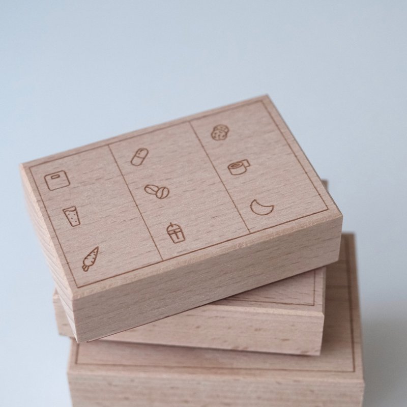 木头印章 :身体观察 - 印章/印台 - 木头 