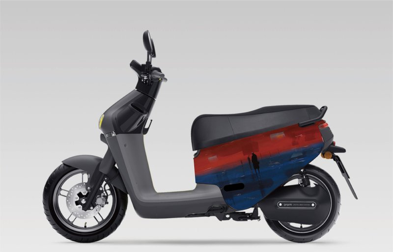 Gogoro 防刮车套 2代 3代 viva, mix  Ai1 Ai3 UR2  抽像画 系列 - 其他 - 聚酯纤维 