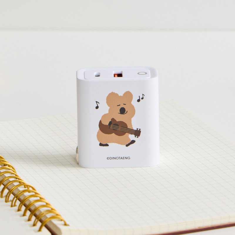 DINOTAENG经典-乌克丽丽USB3.0+PD20W双孔充电器 - 数码小物 - 塑料 多色