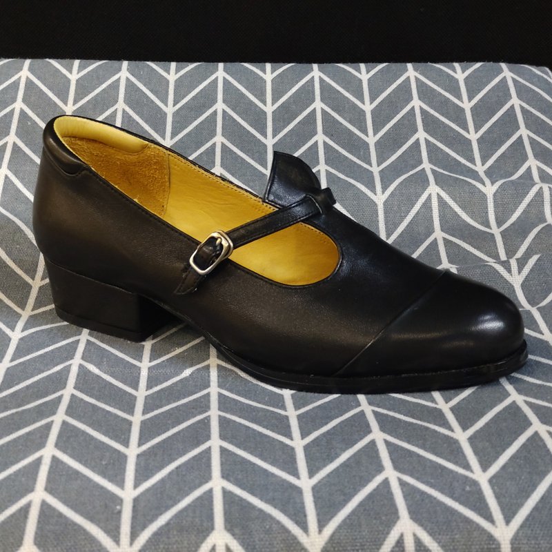 圆头玛莉珍 - 玛莉珍鞋 - 真皮 多色