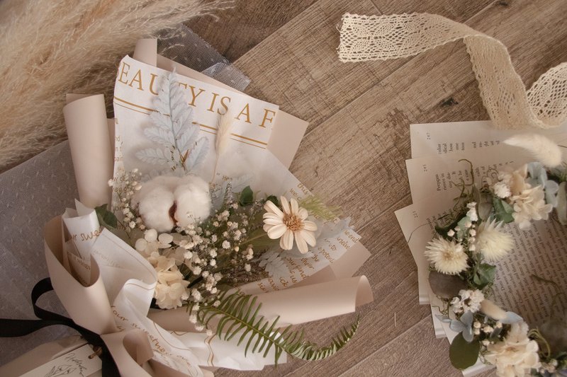 毕业花束 扩香花向日葵花束 干燥花花束 - 干燥花/捧花 - 植物．花 