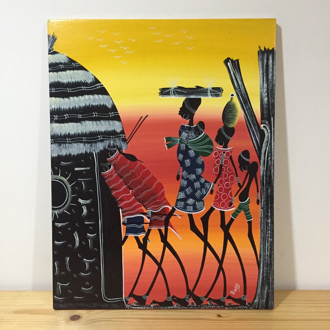 家 / 非洲TingaTinga原画作 - 海报/装饰画/版画 - 其他材质 