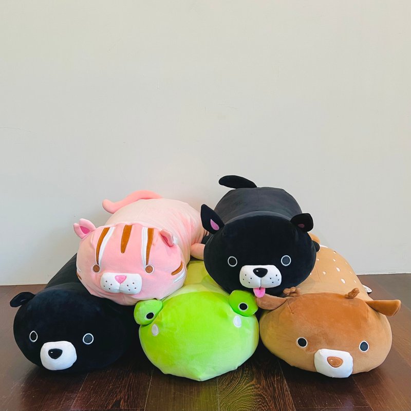 Taiwanimal 湾A麻吉_绒毛玩偶(趴姿65cm) - 玩偶/公仔 - 聚酯纤维 多色