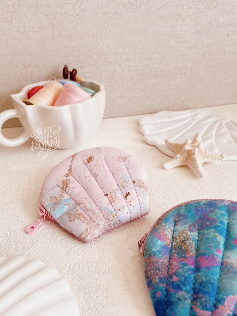 海韵之心Ocean's Melody贝壳零钱包 - 零钱包 - 聚酯纤维 粉红色