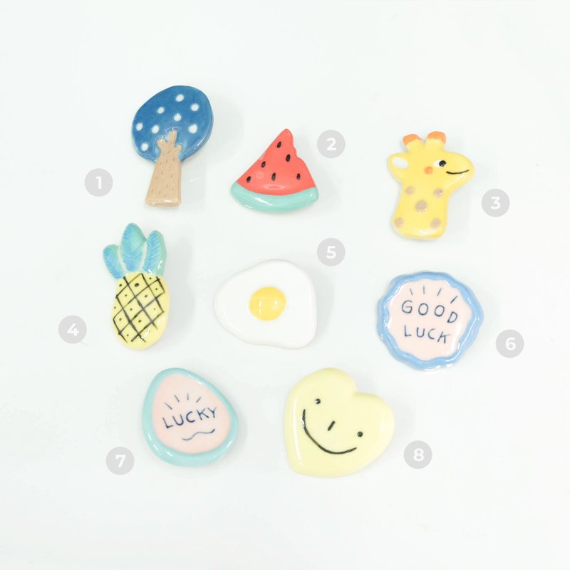 magnet - 摆饰 - 陶 多色