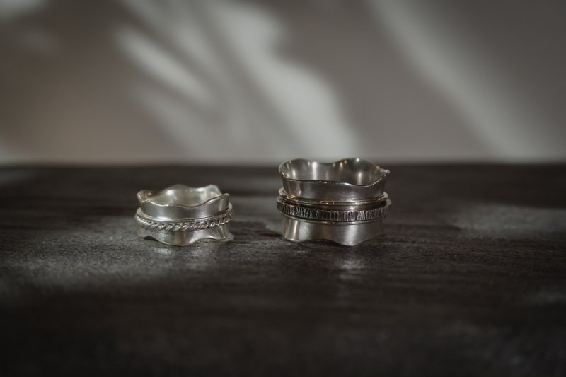 进阶戒指/手链/项链坠・双人手作课程・金工体验【文化币手作】 - 金工/饰品 - 纯银 