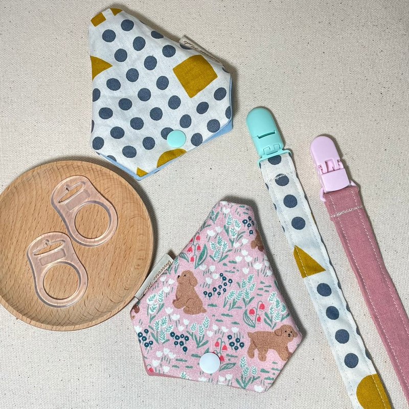 奶嘴防尘套 / 奶嘴链 - 奶瓶/奶嘴 - 棉．麻 白色