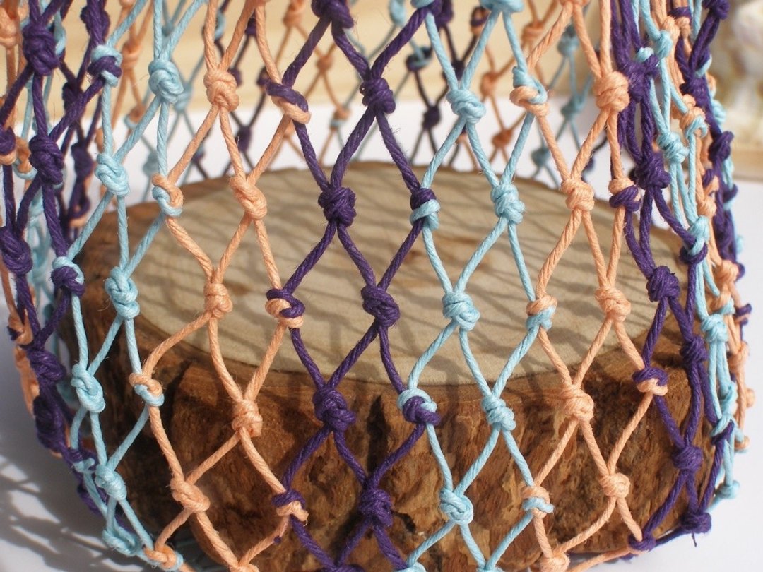 Sea Shell 手工环保袋－巴洛克风 /手提袋／环保袋 - 随行杯提袋/水壶袋 - 棉 多色