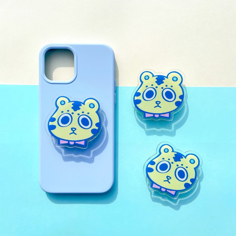 虎吉大头 下雨不愁 | 压克力手机气囊支架 - 手机配件 - 压克力 黄色