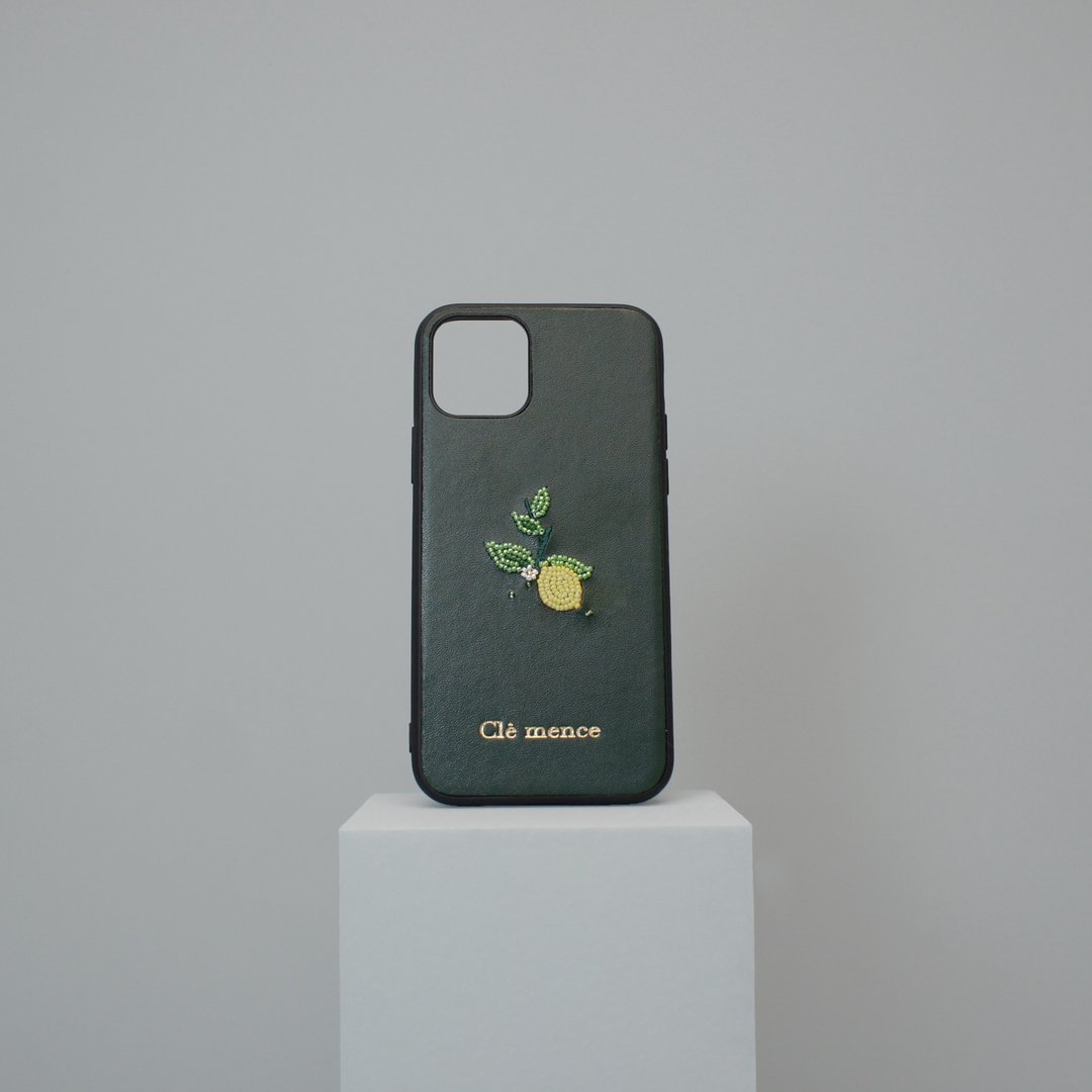 柠檬缝珠手机壳 iphone型号皆可订制 - 手机壳/手机套 - 塑料 绿色