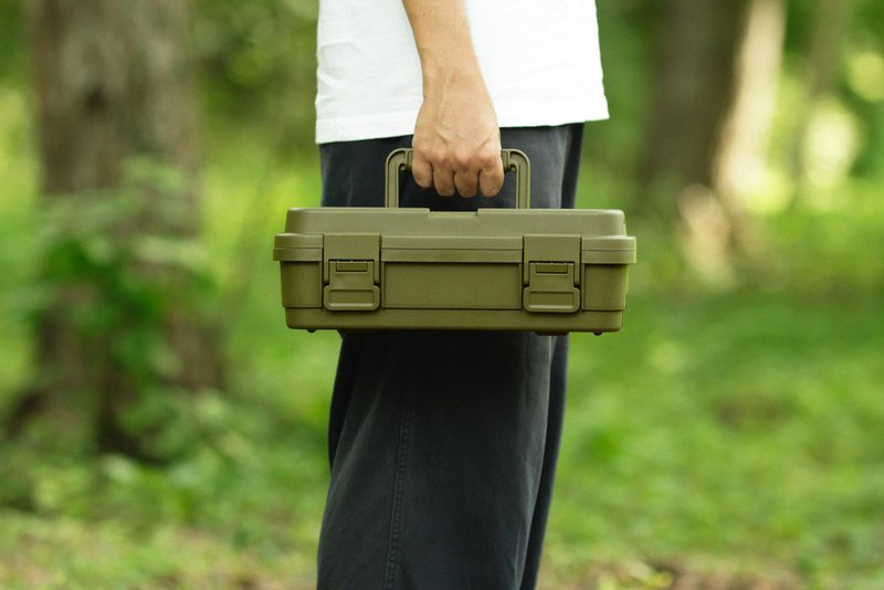 日本RISU STACK CARGO S6 可堆叠组合式工具箱收纳箱 6.5L - 收纳用品 - 塑料 绿色