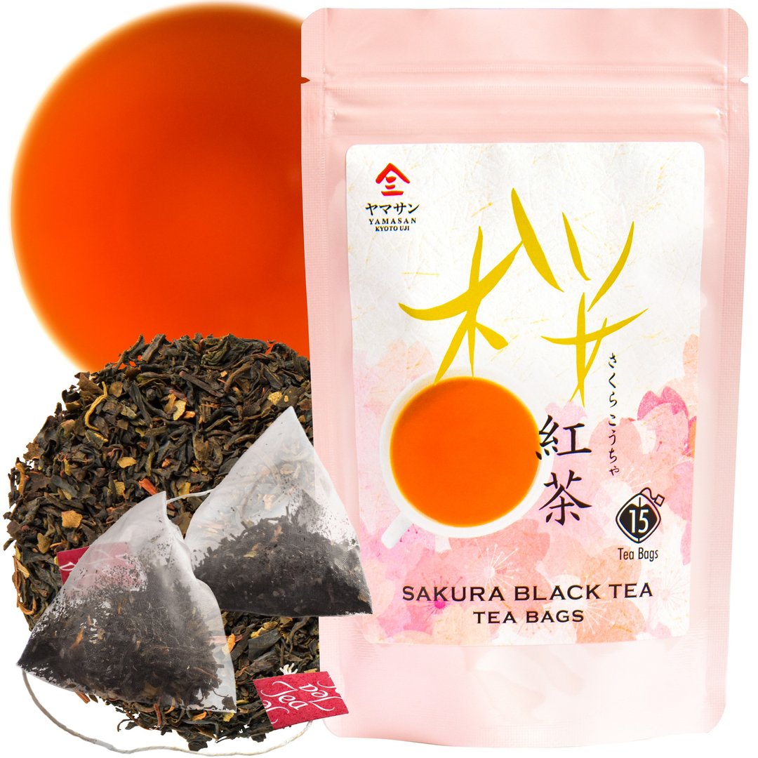 Sakura Japanese Loose Leaf Black Tea Bag 3g×15bags,Cherry Blossom Flavored Tea - 茶 - 其他材质 