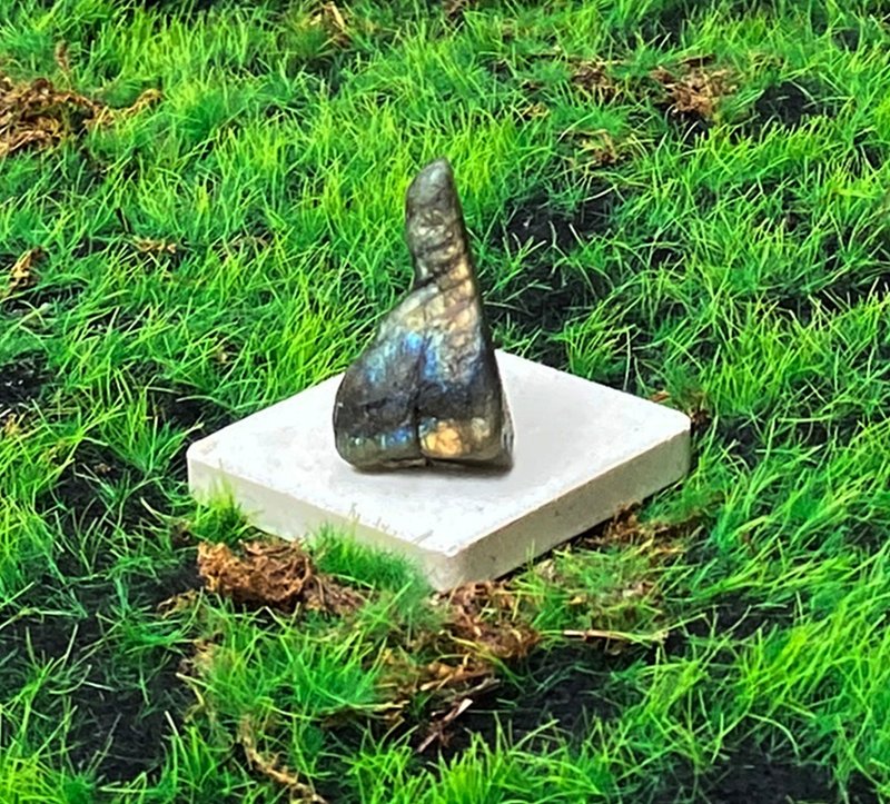 能量摆饰-天然渐层蓝彩光拉长石 疗愈 旺姻缘 财运水晶 快速出货 - 摆饰 - 水晶 多色