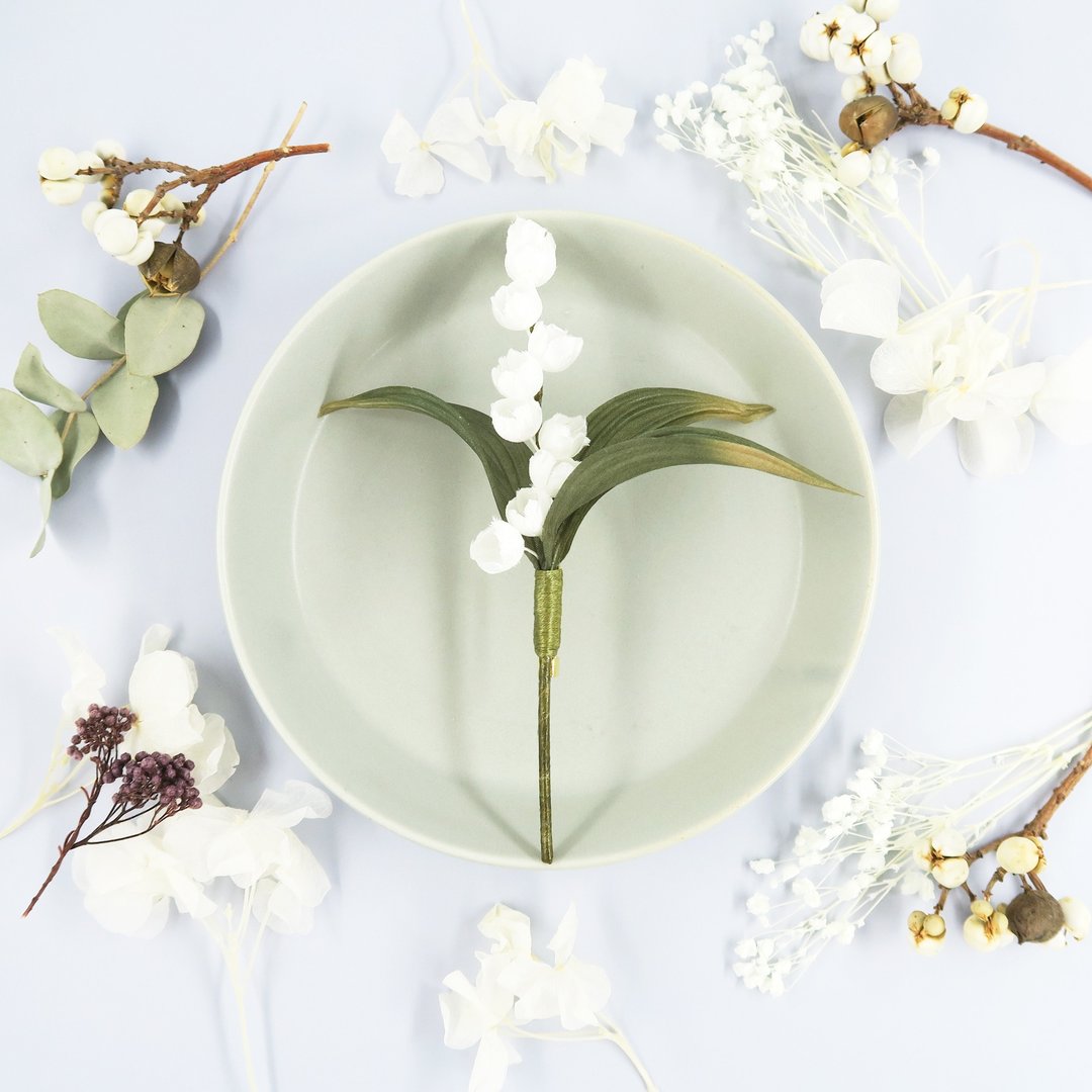 Corsage.| Corsage | Lily of the valley. | Type,B. | - 胸花/手腕花 - 其他材质 绿色
