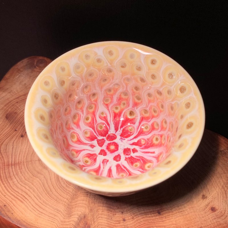 孔雀开屏 品茗吉祥杯 / 邱毓宁 / P84 - 茶具/茶杯 - 瓷 多色