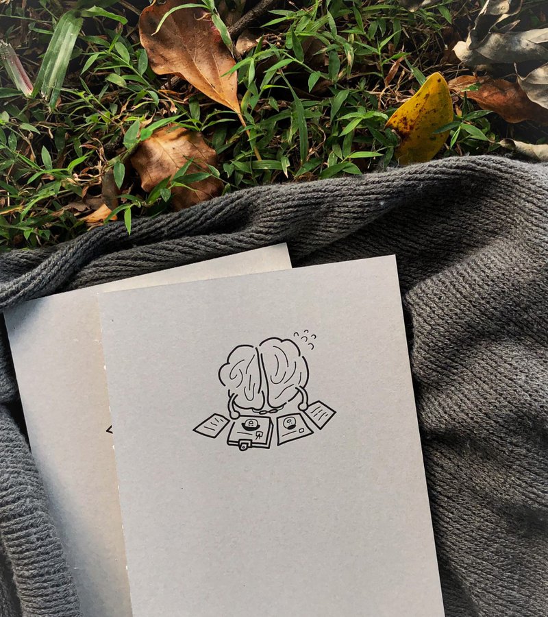 大脑の帮助 | 无时效周计划年历本 - 笔记本/手帐 - 纸 白色