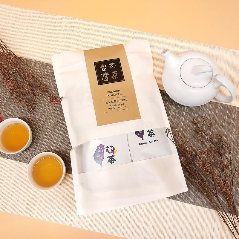 地瓜叶茶 芯芯元气茶包袋30入 茶包 紫地瓜叶茶 - 茶 - 其他材质 卡其色