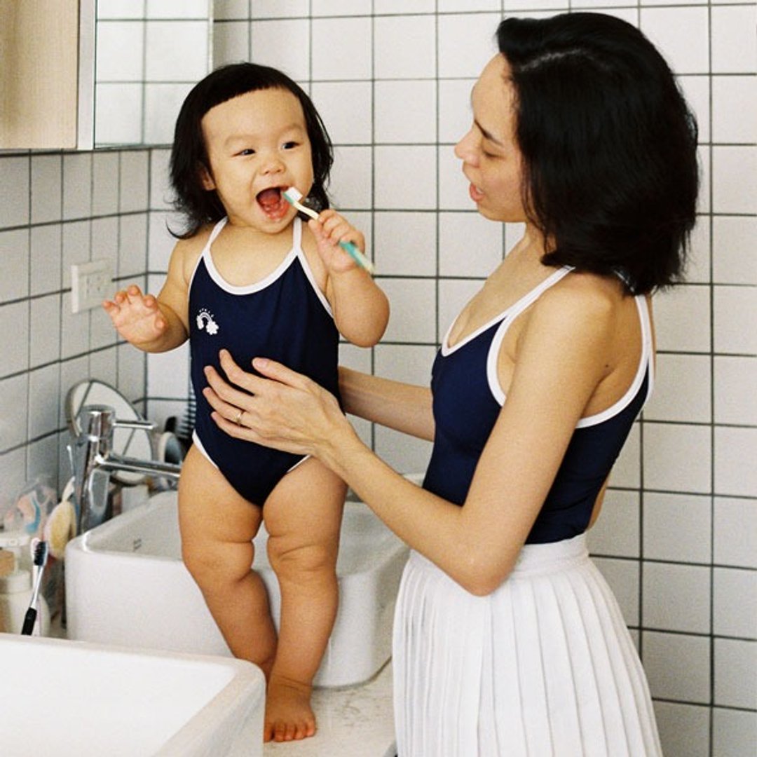 Aprilpoolday 泳装 / BABY HOCKEY - 女装泳衣/比基尼 - 其他材质 蓝色