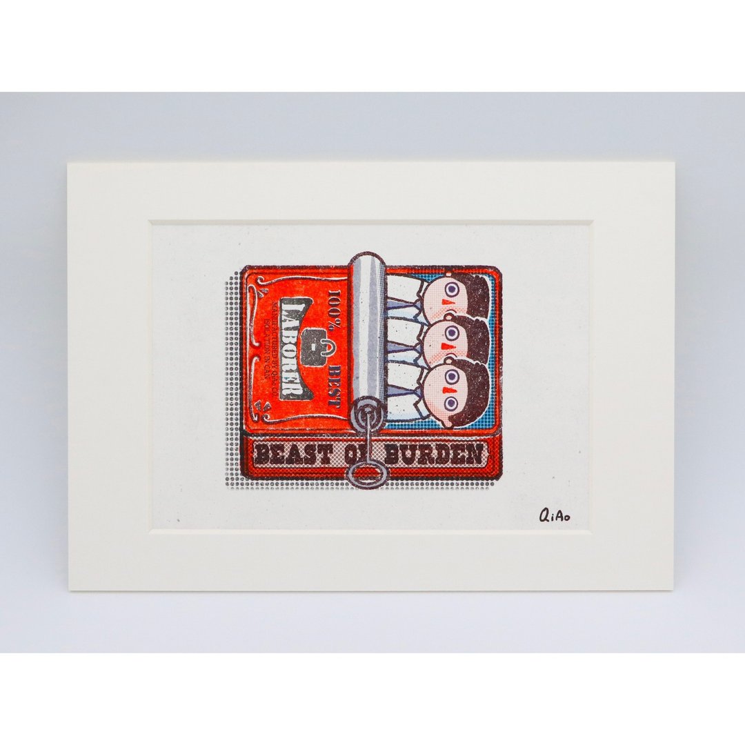 办公室职员艺术印刷品 - 海报/装饰画/版画 - 其他金属 红色