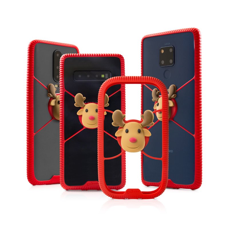 Bone / 环形手机绑 Phone RingTie - 防手滑轻薄手机边框 - 手机配件 - 硅胶 多色