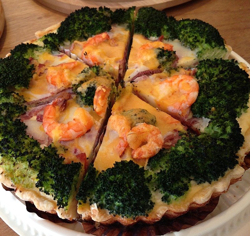 Mr. Butter Cafe 奶油先生 鲜虾培根佐花椰咸派 8寸 - 其他 - 新鲜食材 