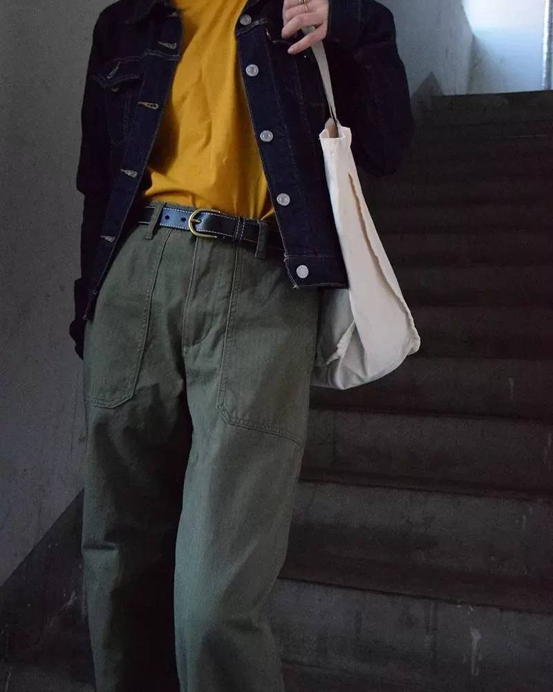 手工复古女士港风牛仔百搭简约裤带皮带 - 皮带/腰带 - 真皮 黑色