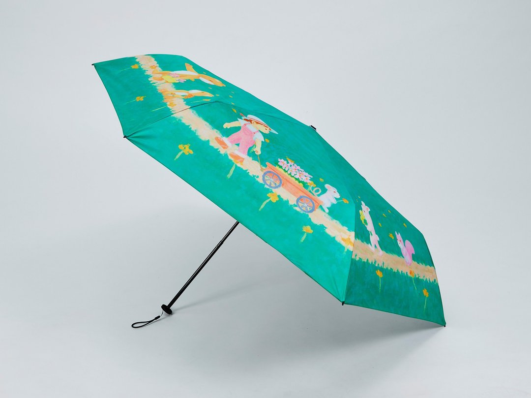 乡间小路晴雨伞 - 雨伞/雨衣 - 其他材质 绿色