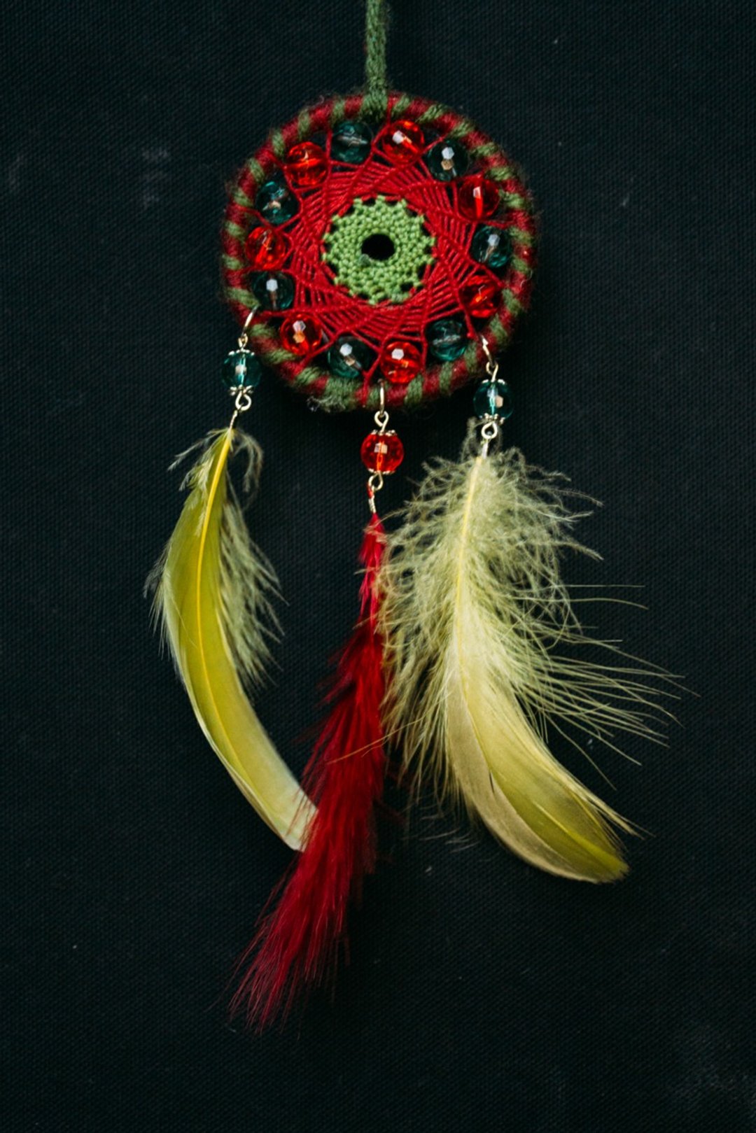 纯手工捕梦网 Handmade Dreamcatcher－【编织珠子－圣诞节】 - 摆饰 - 其他材质 咖啡色