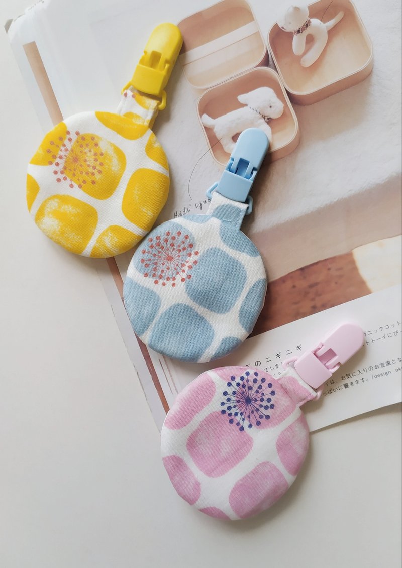 【5日内出货】方块烟花 圆型平安符袋 弥月礼物 平安符袋 香火 - 围嘴/口水巾 - 棉 